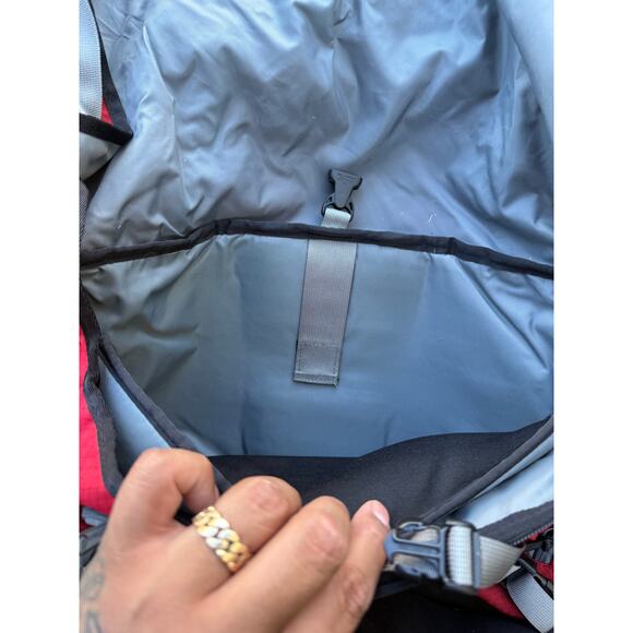 LL Bean Messenger Laptop Commuter Shoulder Bag Red Padded Organizer - Picture 5 of 7